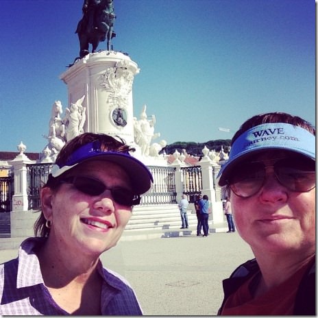 Jill and Viv in Lisbon