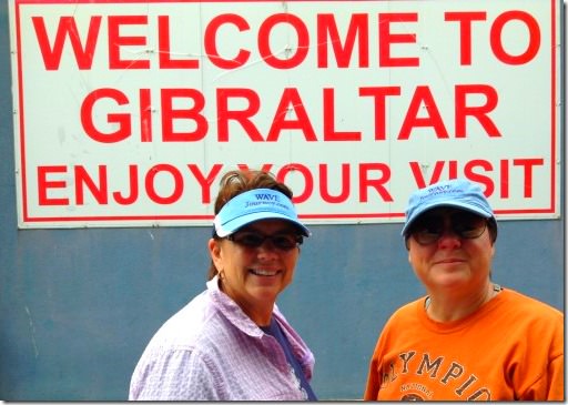 Jill and Viv visit Gibraltar on Holland America ms Rotterdam