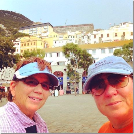 Jill and Viv visit Gibraltar