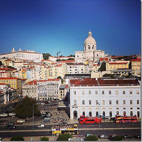 View of Lisbon from ms Rotterdam