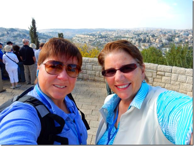 Viv and Jill in Jerusalem, Israel