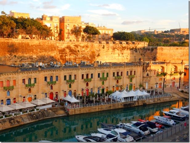 Waterfront in Valletta, Malta