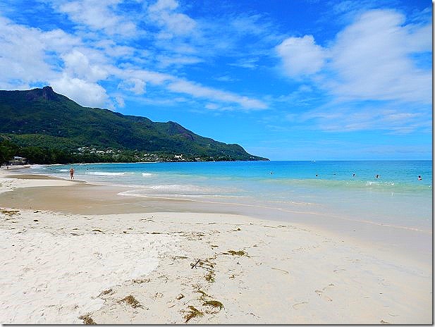 Beau Vallon Beach in the Seychelles