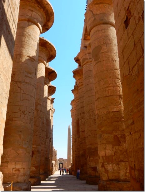 Columns at Karnak Temple