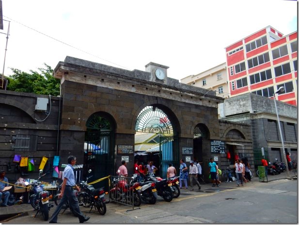 Entrance to Port Louis Central Market