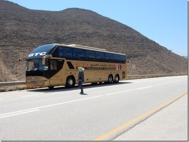 Excursion Bus on Road to Yemen