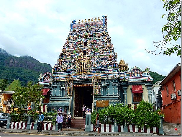 Hindu Temple in Victoria, Seychelles