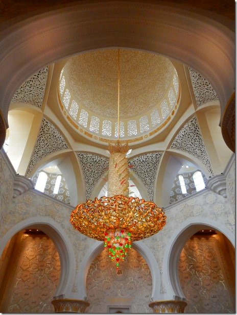 Interior of Mosque - Sheik Zayad Grand Mosque