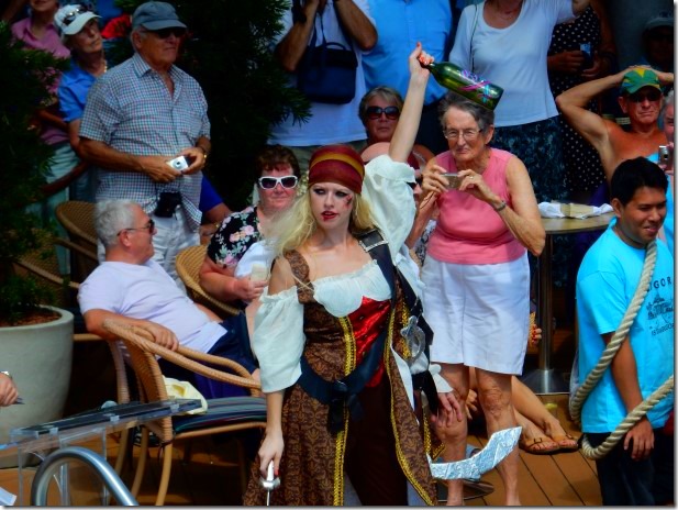 King Neptune Ceremony on ms Rotterdam