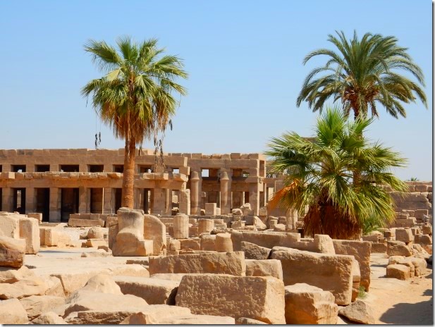 Remains at Temple of Karnak