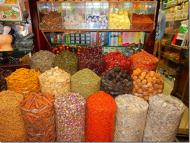Spices at the Spice Souk in Dubai