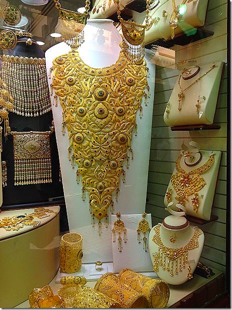 Trinkets at the Gold Souk in Dubai