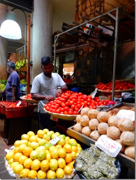 Vendors in Port Louis Central Market