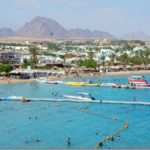 View of Sharm El Sheik from Iberotel-Lido Hotel Rooftop Deck