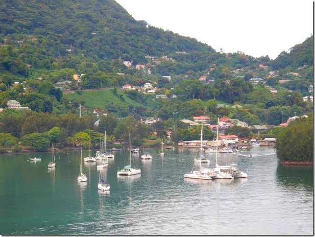 View of Victoria, Seychelles