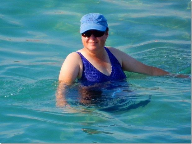 Viv Takes a Dip at Naama Bay