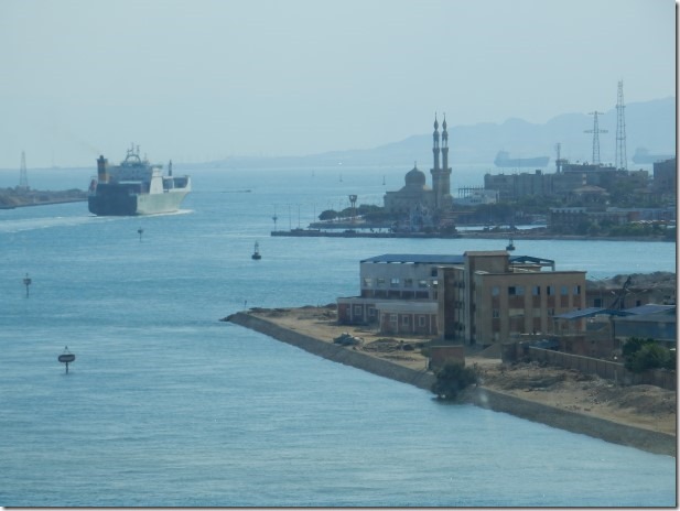 ms Rotterdam leaves the Suez Canal and enters the Red Gulf
