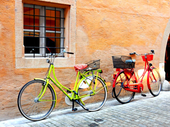 Bicycles in Regensburg, Germany