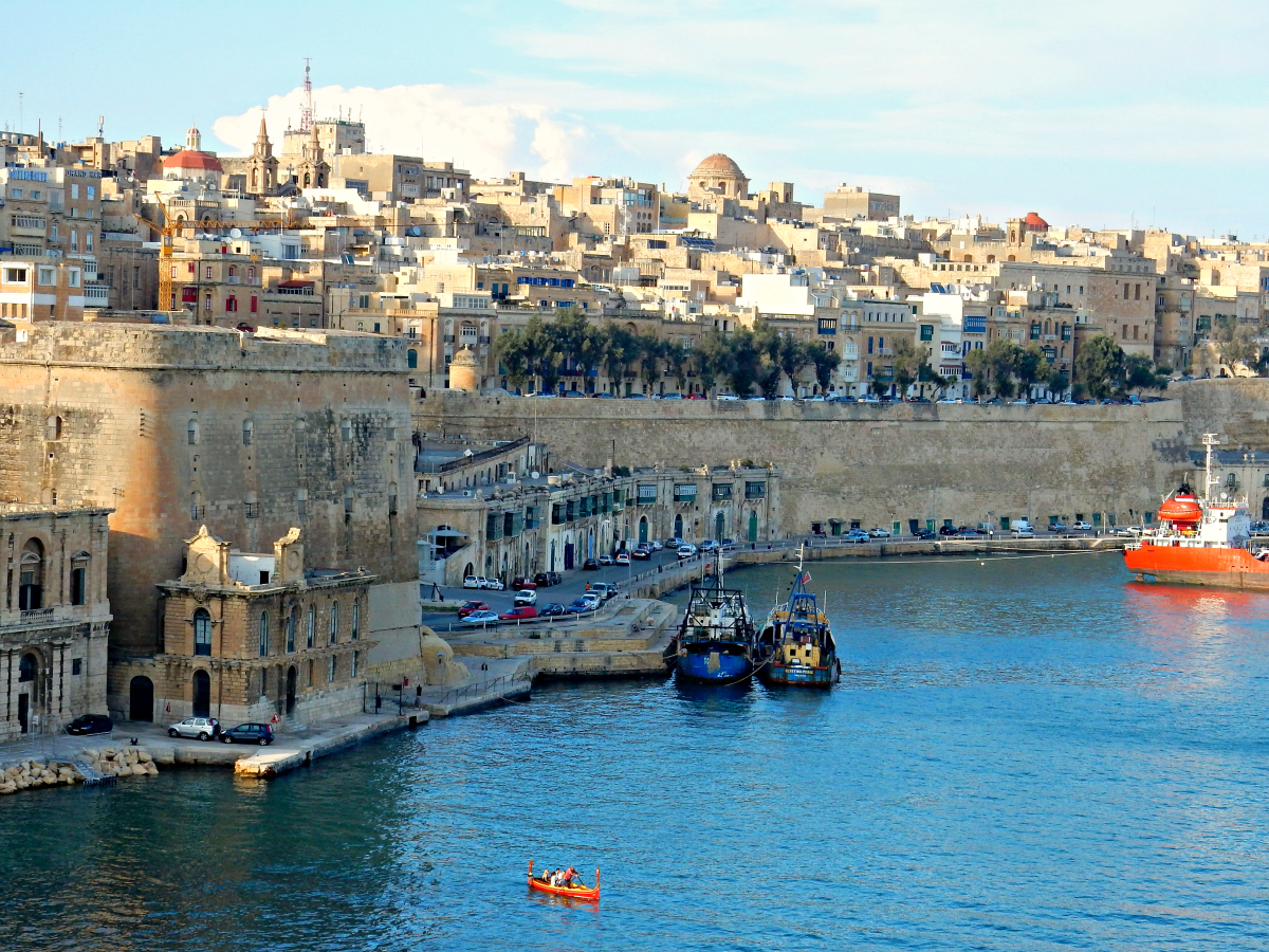 View of Valletta in Malta