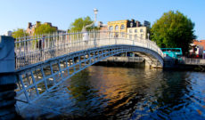 Ha’penny Bridge in Dublin, Ireland