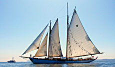 Schooner Zodiac Sailing in the San Juan Islands