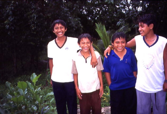 Mexico - Ek-Balam Mayan Children