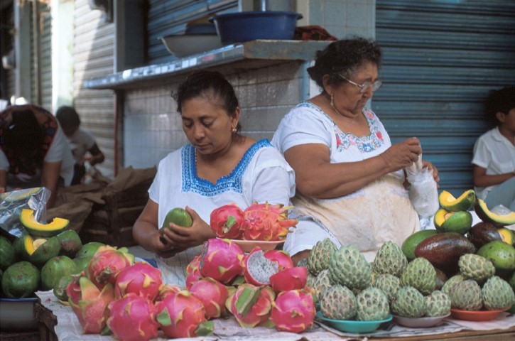 Mexico - Mayan Women at Market