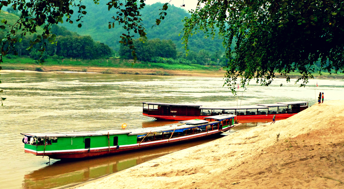 Cruising Along the Mekong River in Laos