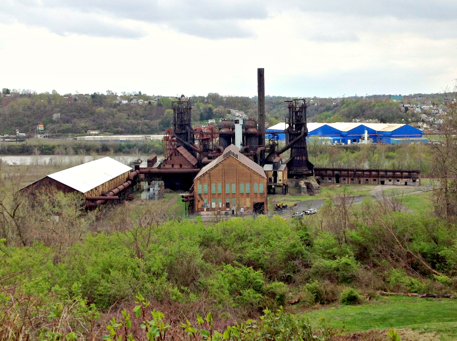 Travel Pennsylvania: Pittsburgh Rust Belt Steel City Sampler - Former steel mill near The Triangle