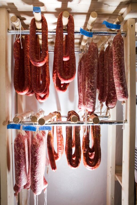 Cure Restaurant in Pittsburgh -  in-house cured sausages (photo credit Adam Milliron)
