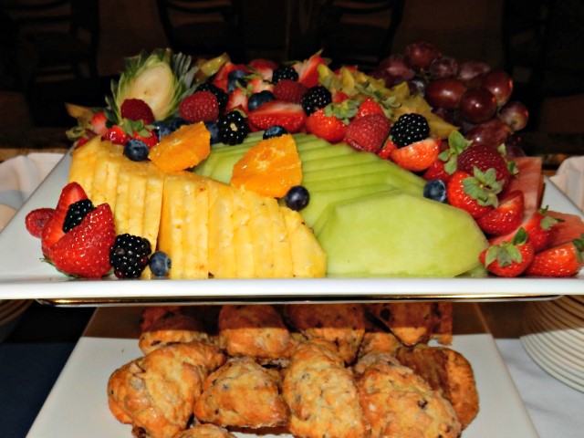 Early Riser Breakfast - Fresh Fruit and Scones