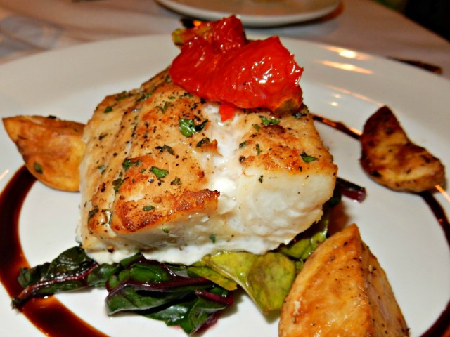S.S. Legacy Dinner Main Course Option - Herb Crusted Ling Cod