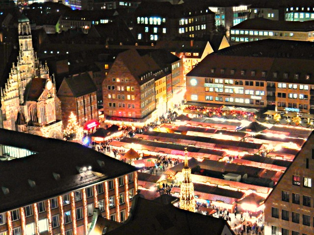 Nürnberg Christmas Market at Night