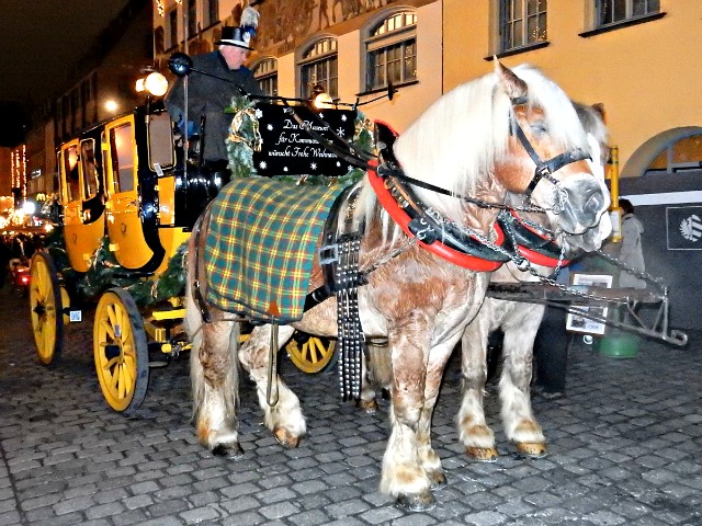 Stagecoach at Nuremberg Christmas Market