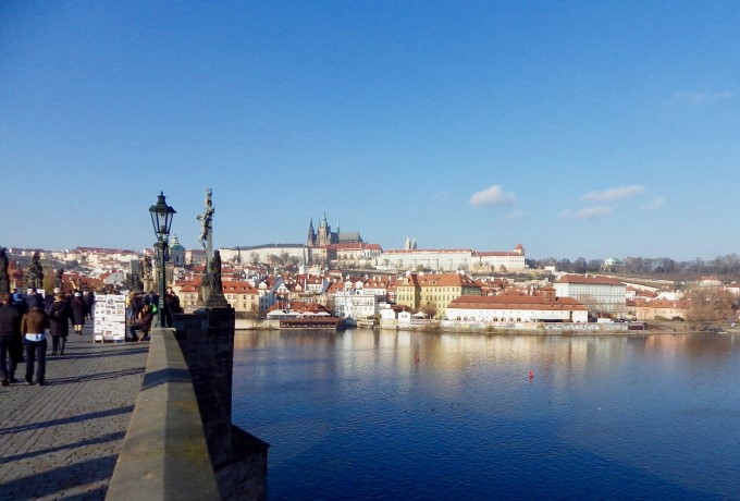 Prague Castle (Czech: Pražský hrad) and the Charles Bridge