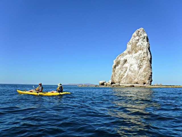 Kayaking at Agua Verde in the Sea of Cortes