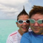 Jill and Viv in the Bahamas