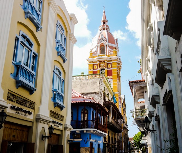 Old Town Cartagena in Columbia