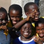 Happy little Ghanaians