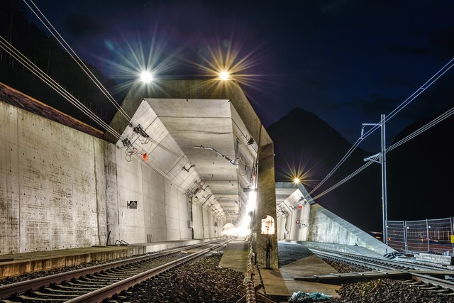 Gotthard Base Tunnel Photo Courtesy of Swiss Travel System