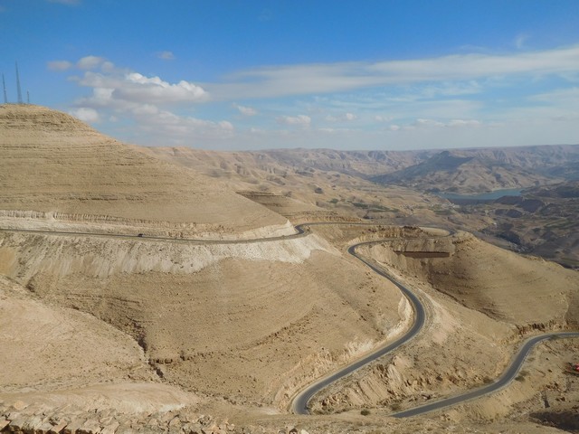 Jordan's Grand Canyon on the Way to the Dead Sea