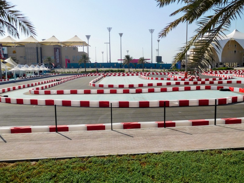 Yas Island Race Track in Abu Dhabi