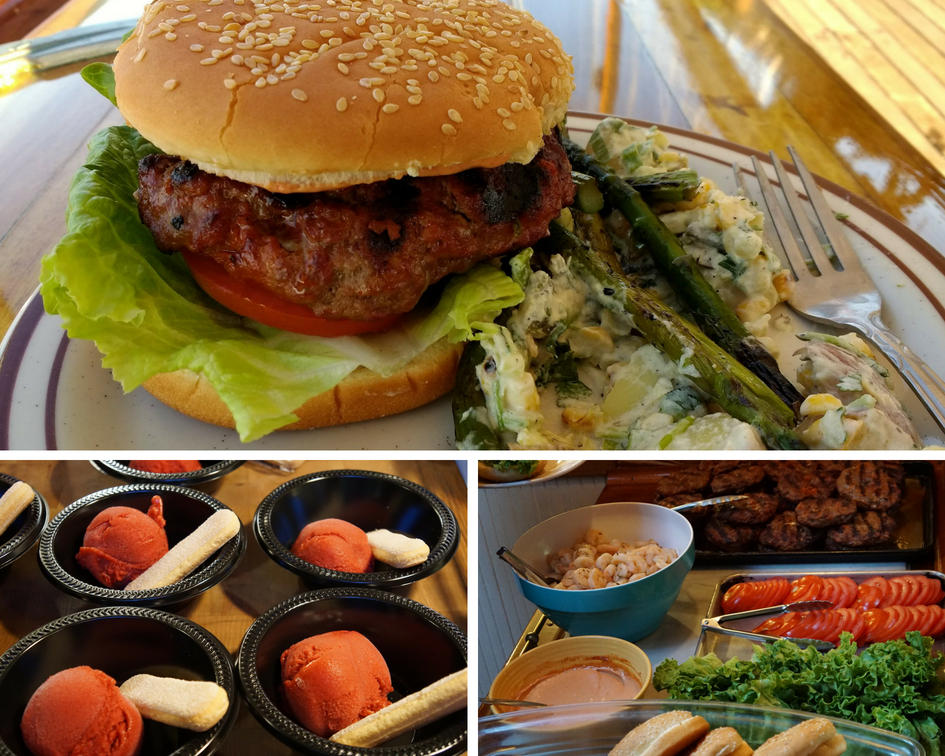 Dinner - Burgers and Sorbet