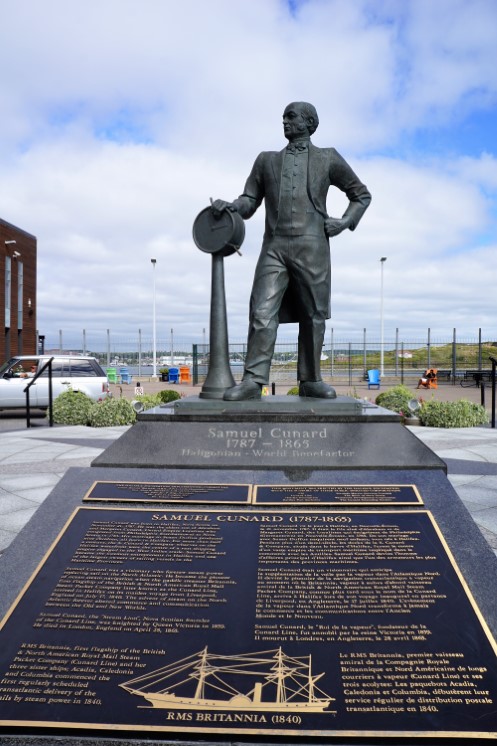 Samuel Cunard Statue in Halifax, Nova Scotia