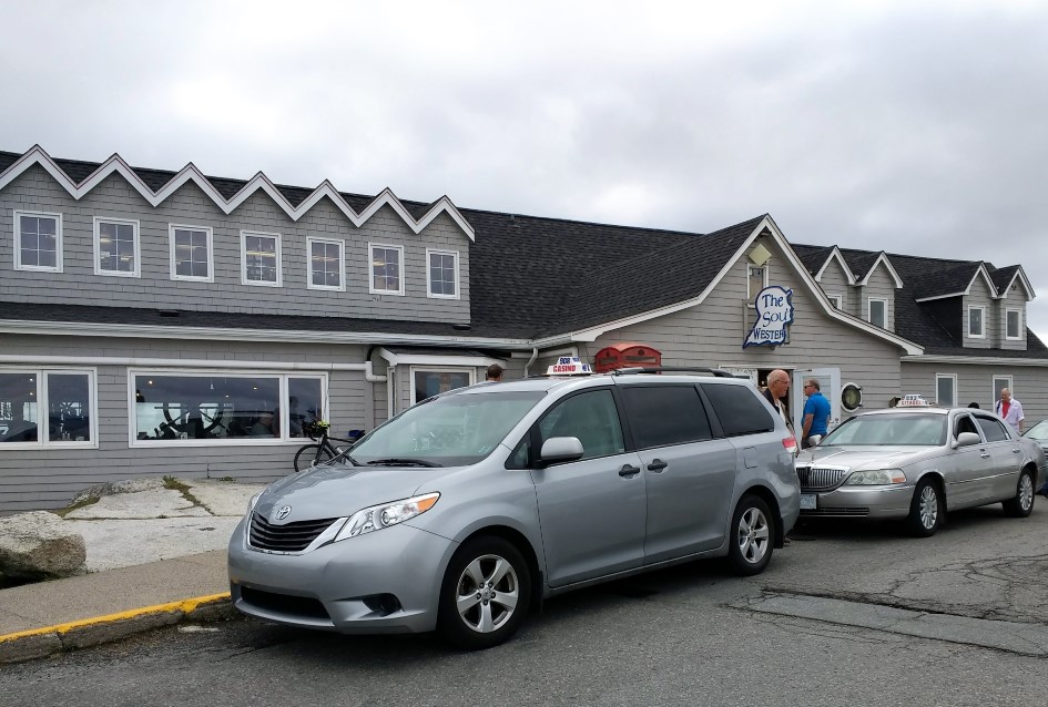 Taxi hired for tour to Peggy's Cove