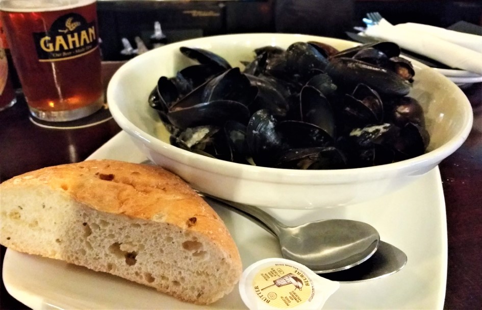 PEI mussels at The Gahan House in Charlottetown, PEI