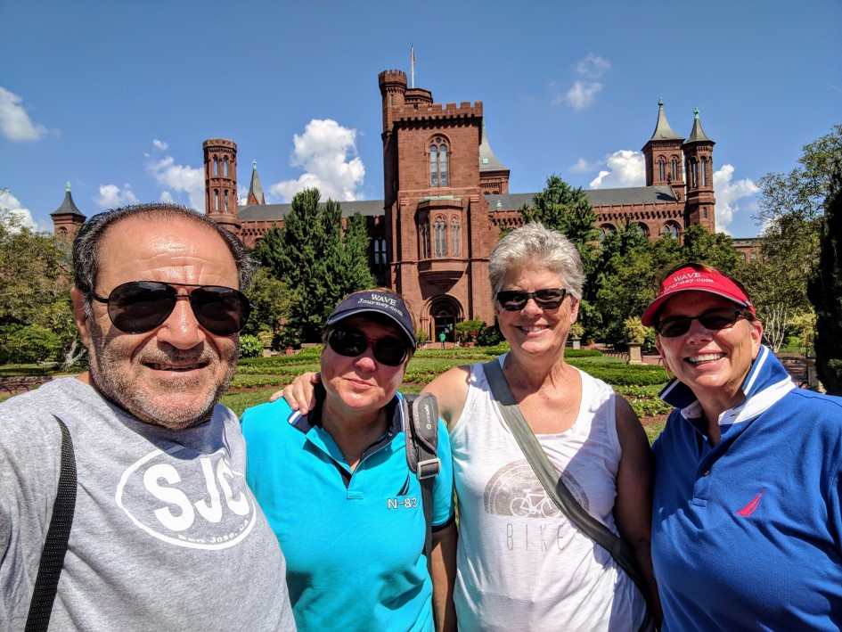 Exploring Washington, DC with friends