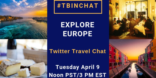 April 2019 Explore Europe #TBINchat