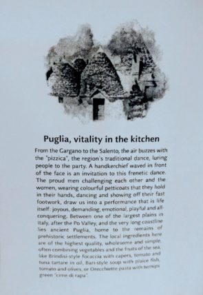 The Puglia Menu