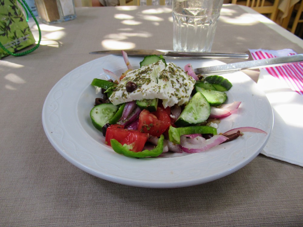 Greek Salad in Rhodes